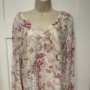 Anthro’s brand - Maeve print blouse